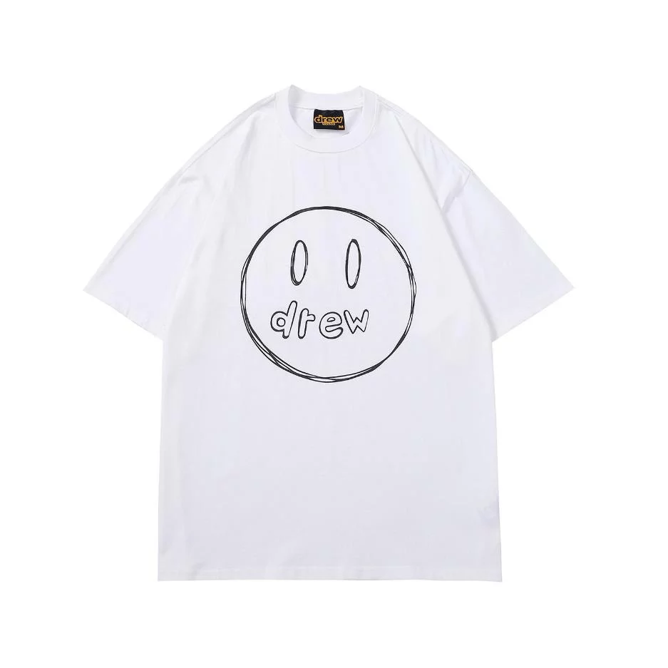 Drew House Sketch Face T-Shirt White Drew House Sketch Face T-Shirt White