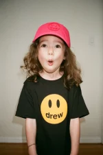 Drew House Mini Drew Mascot ss Tee Black