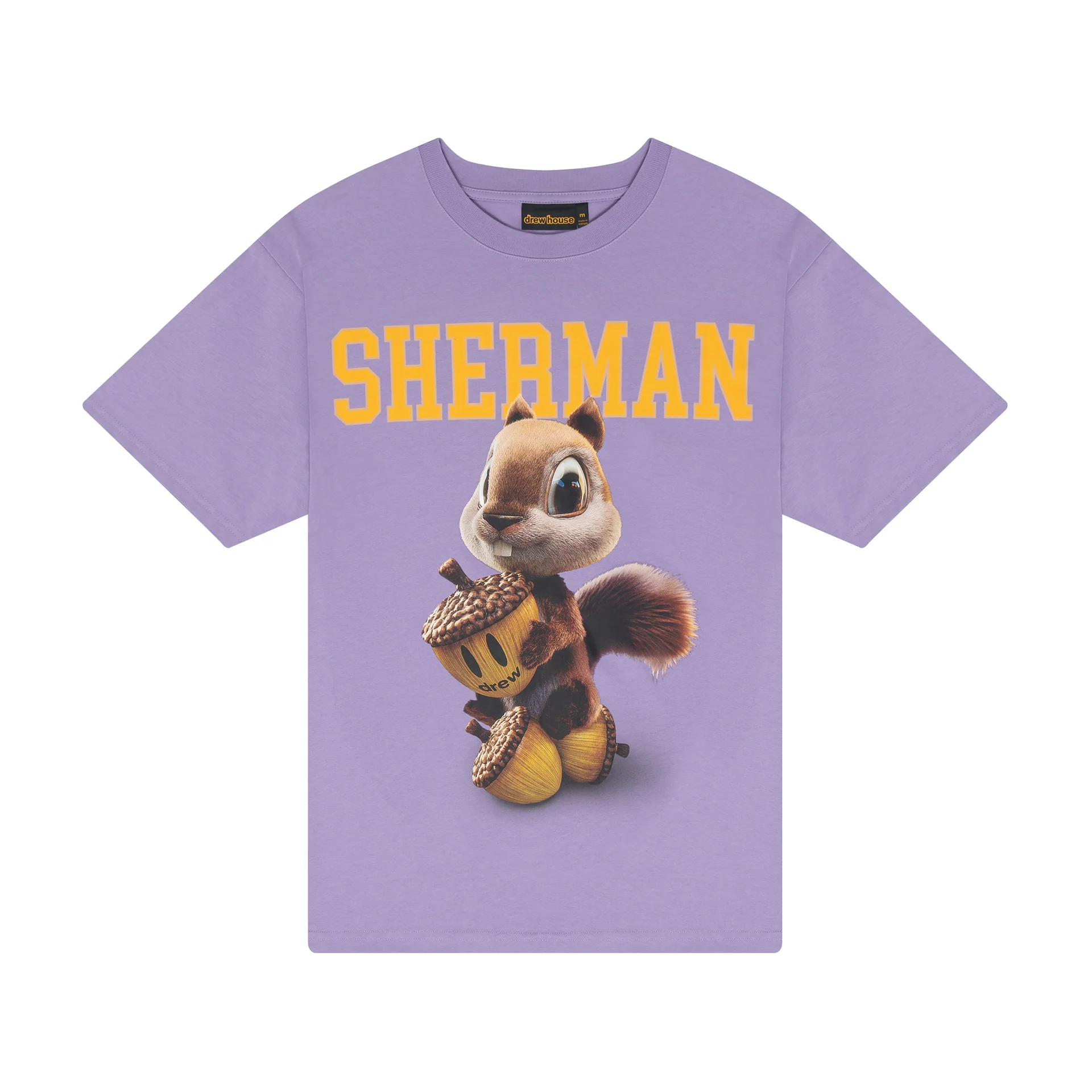 Drew House 3d Sherman ss Tee Lavender Drew House 3d Sherman ss Tee Lavender
