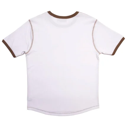 Drew House Secret ss Ringer Tee White/Brown