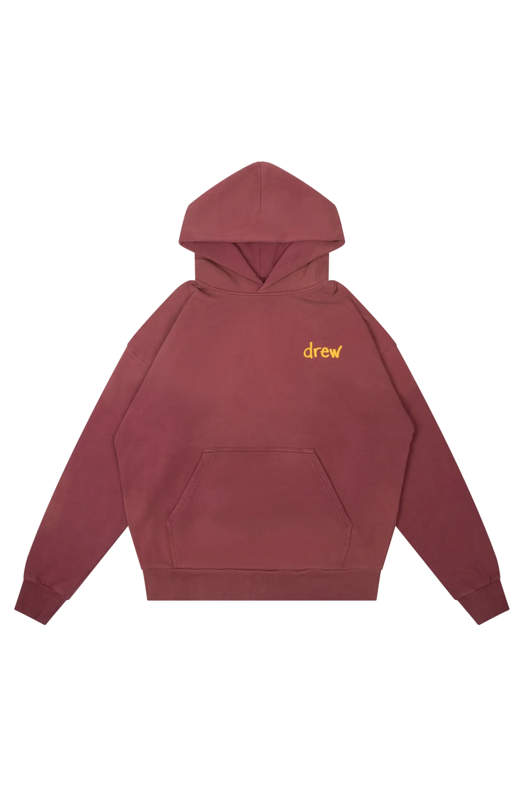 Drew House Scribble Hoodie Faded Maroon Drew House Scribble Hoodie Faded Maroon