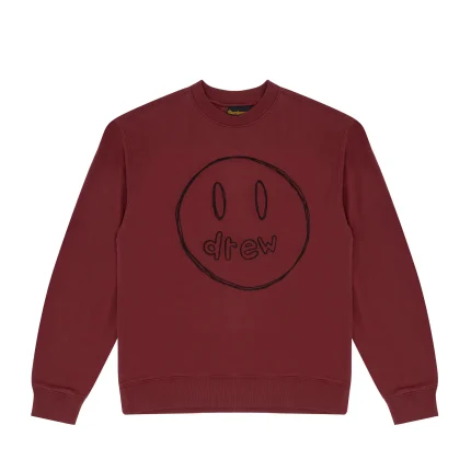 Sketch Mascot Crewneck Burgundy