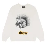 Drew House Real Sherman Crewneck Off White