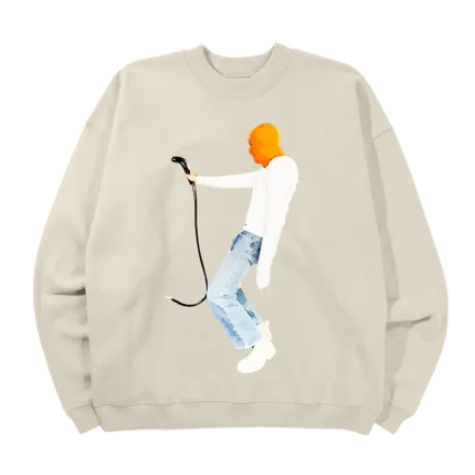 Justin Bieber Light Gray Sweatshirt