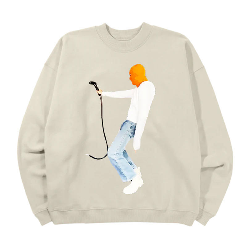 Justin Bieber Light Gray Sweatshirt Justin Bieber Light Gray Sweatshirt