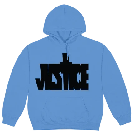 Justine Bieber Blue Justice Hoodie